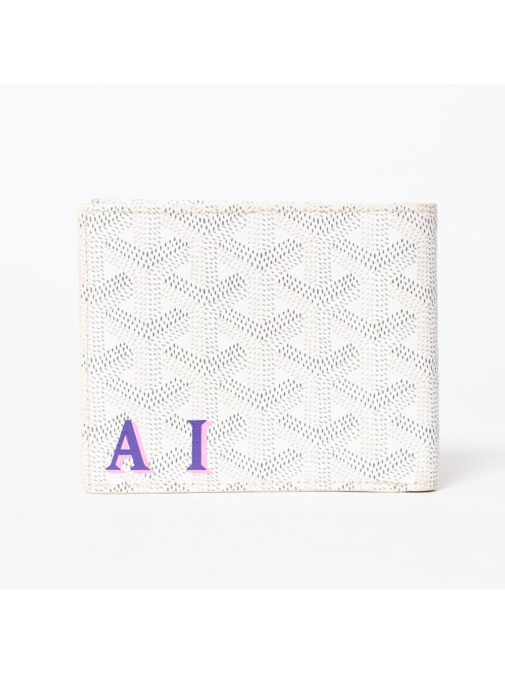 Goyard Victoire Wallet Bifold Leather White